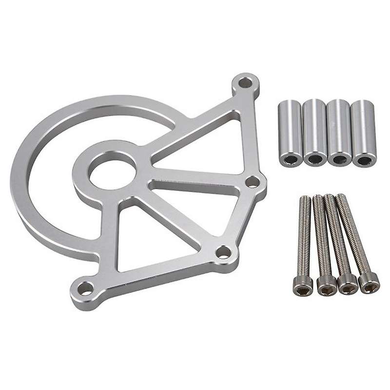 Silver Motorcycle Sprocket Chain Guards Cover Front Sprocket Cover for T100 Climber Bonneville