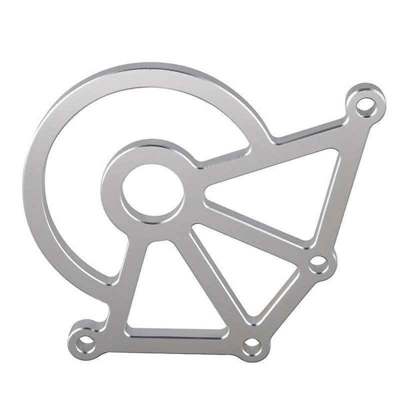 Silver Motorcycle Sprocket Chain Guards Cover Front Sprocket Cover for T100 Climber Bonneville
