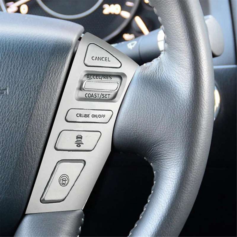 Silver Multifunction Steering Wheel Switch Telephone Volume Bluetooth Cruise Control Button for PAT