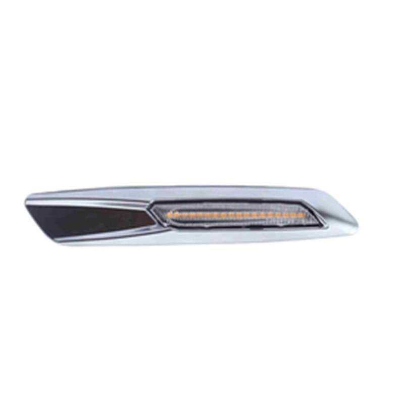 Silver Plating Car Dynamic LED Side Marker Light Turn Signal Light for 5 Series F10 Sedan Pre- 2011-