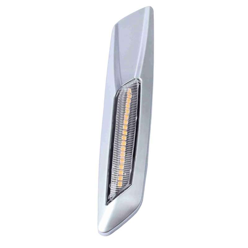 Silver Plating Car Dynamic Led Side Marker Light Turn Signal Light for 5 Series F10 Sedan Pre- 2011