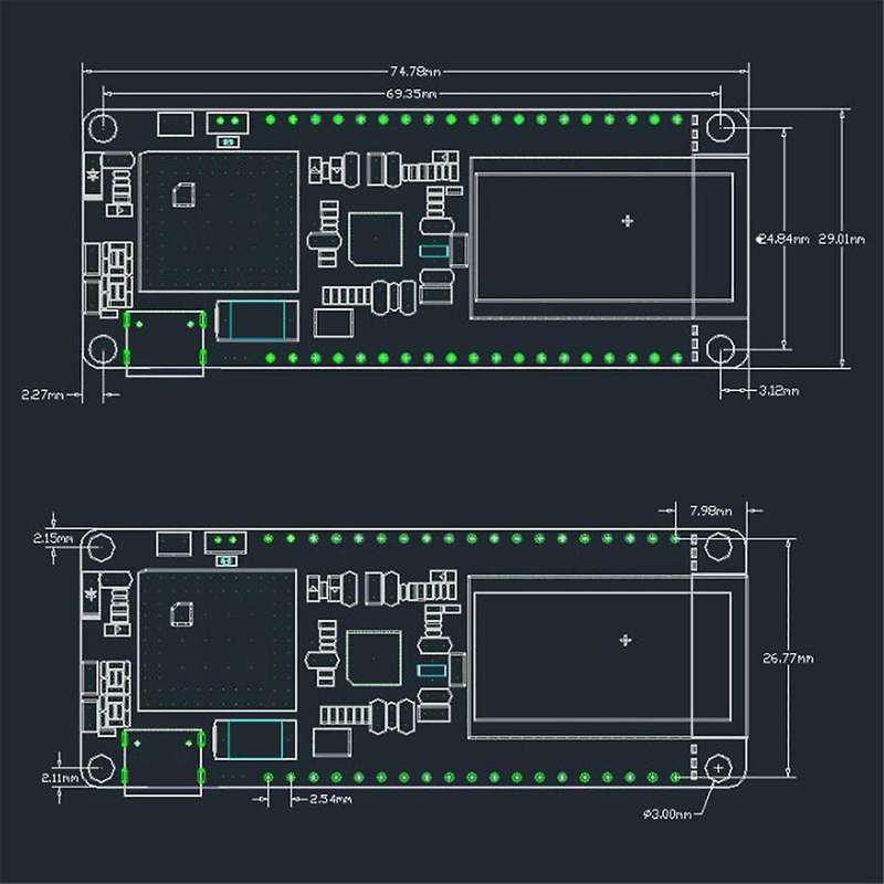 Sim800h Wireless Module -call&pmu Mcu32 Module with Gprs Antenna Sim800h-4mb-q336