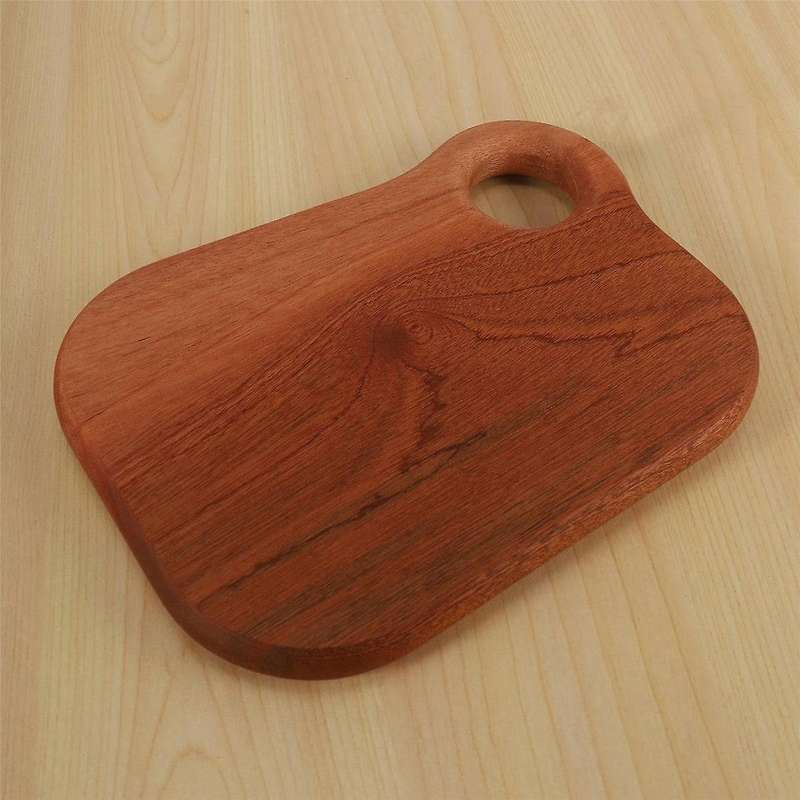 Simple Ebony Wood Cutting Board Kitchen Household Cutting Board Thickened Whole Wood Cutting Board B