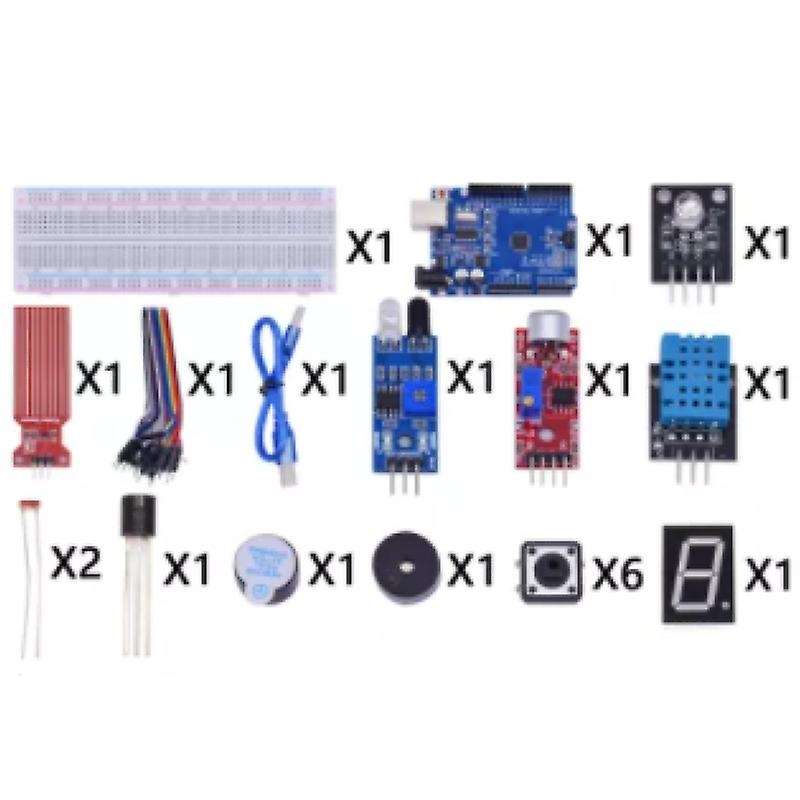 Simple RFID Kit, Updated Learning Kit for R3, Sound/Water Level/Humidity/Distance Detection Sensor