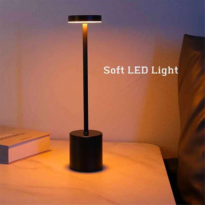 Simple LED Rechargeable Touch Table Lamp Bedside Atmosphere Lamp Bar Outdoor Decoration Night Light
