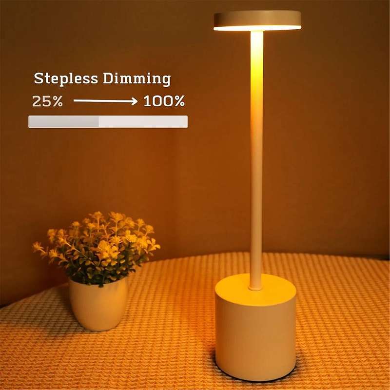 Simple LED Rechargeable Touch Table Lamp Bedside Atmosphere Lamp Bar Outdoor Decoration Night Light