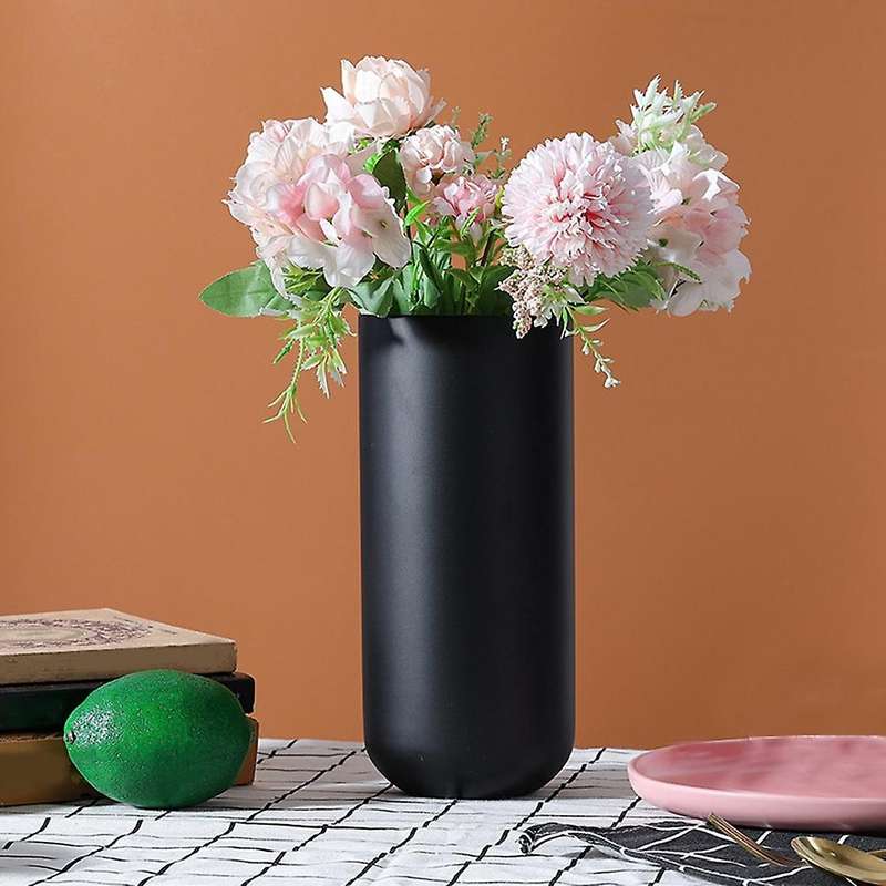 Simple Modern Light Luxury Vase Stainless Steel Living Room Flower Arrangement Nordic Metal Table De