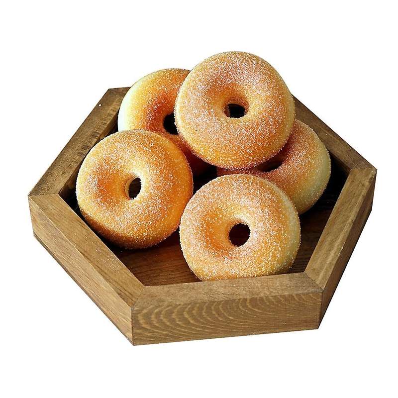 Simulation Donut Kitchen Soft Fake Bread Food Photography Props Children's Photography Model Toys