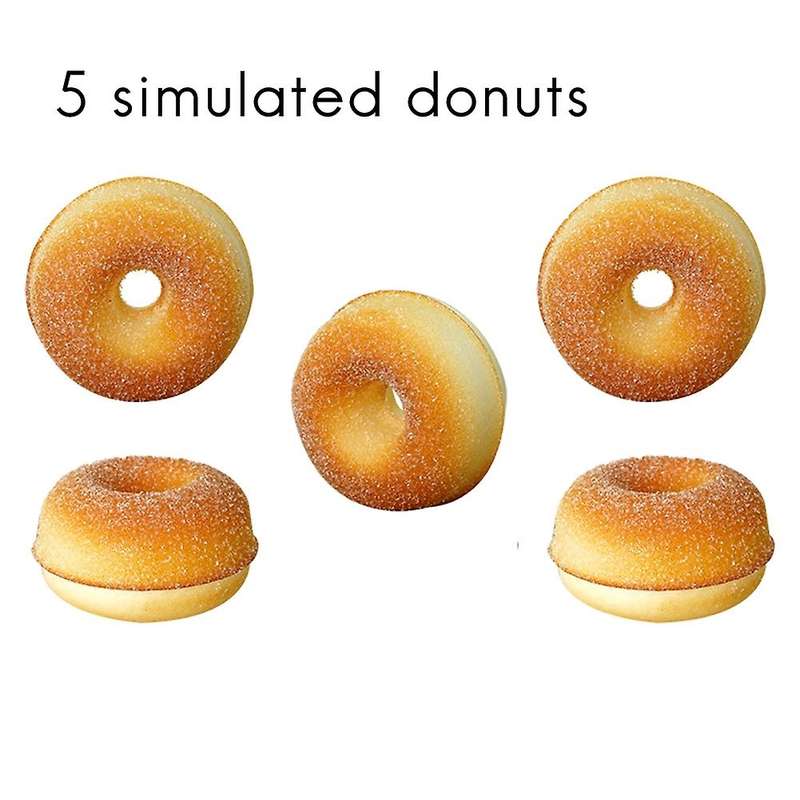Simulation Donut Kitchen Soft Fake Bread Food Photography Props Children's Photography Model Toys