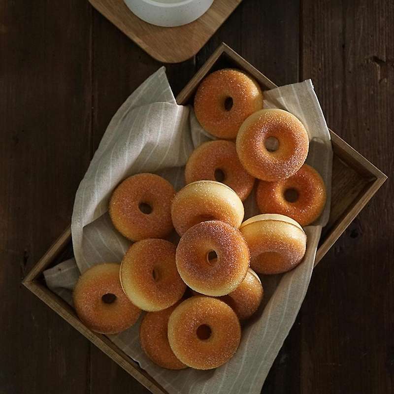 Simulation Donut Kitchen Soft Fake Bread Food Photography Props Children's Photography Model Toys