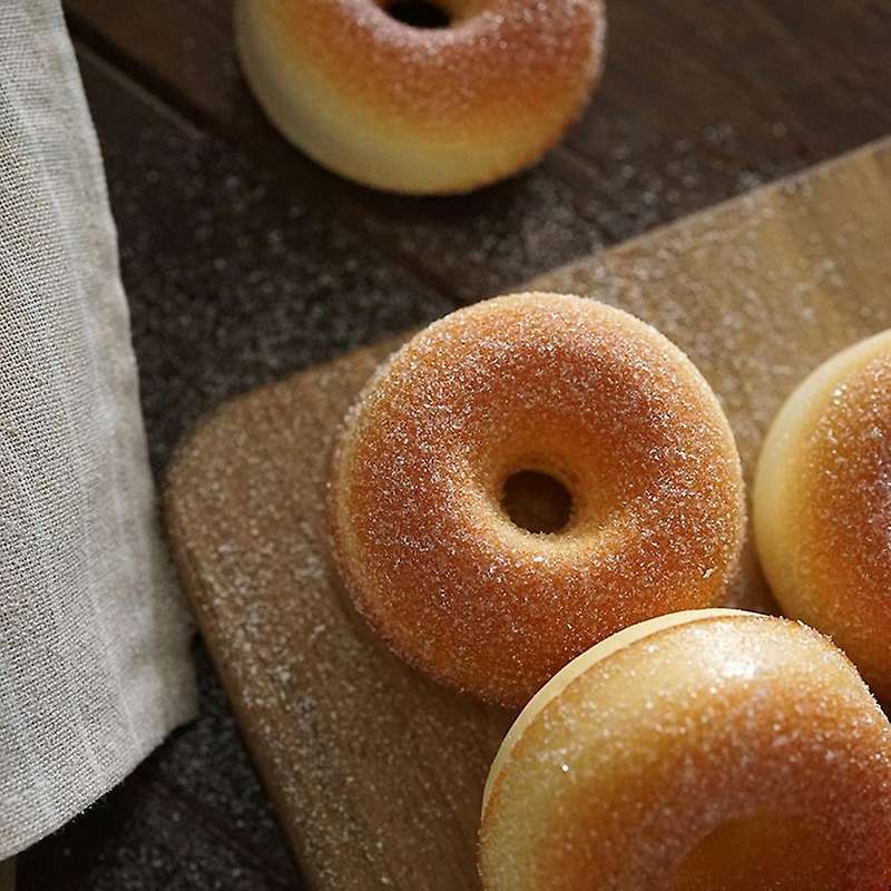 Simulation Donut Kitchen Soft Fake Bread Food Photography Props Children's Photography Model Toys