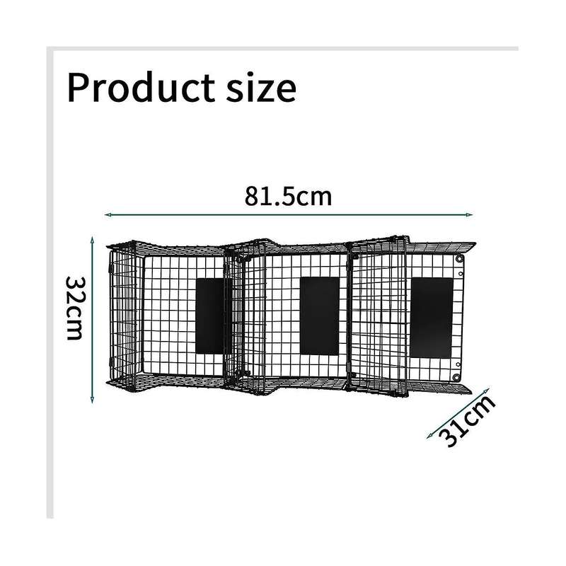 Simple Wrought Iron Fruit Basket Multi-layer Diagonal Blue Shelf Living Room Storage Black Grid Rack