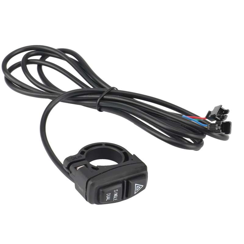 Single Dual Switch+hazard Warning Switch/indicator for Electric Scooter Bicycle Tricycle Atv Diy Co