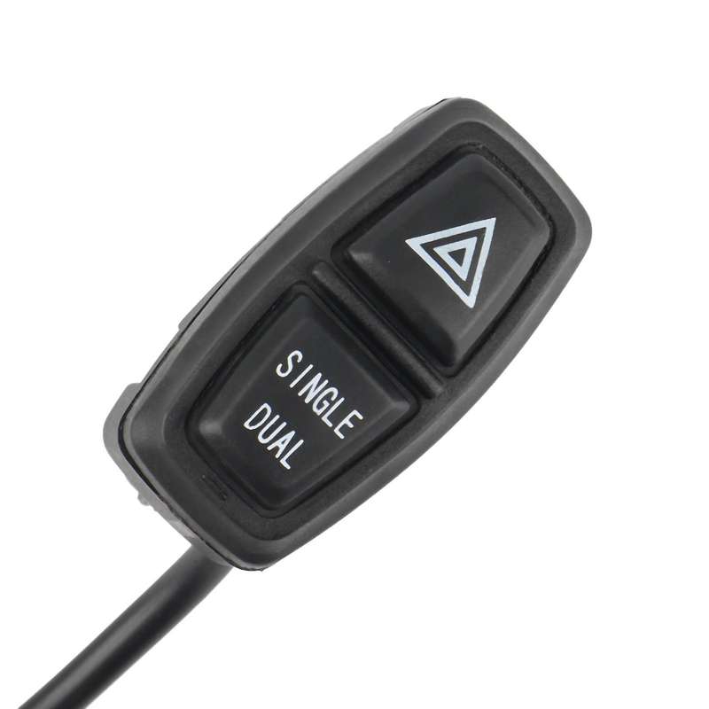 Single Dual Switch+hazard Warning Switch/indicator for Electric Scooter Bicycle Tricycle Atv Diy Co