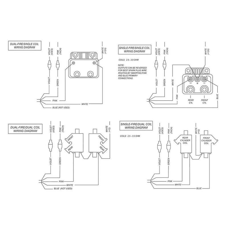 Single Fire Programmable Ignition Module 53-644 for Big Twin Models 1970-1999