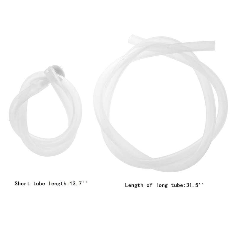 Sink Soap Dispenser Extension Tube Kit 45Inch with Check Valve, No Need to Fill the Little Bottle Ag