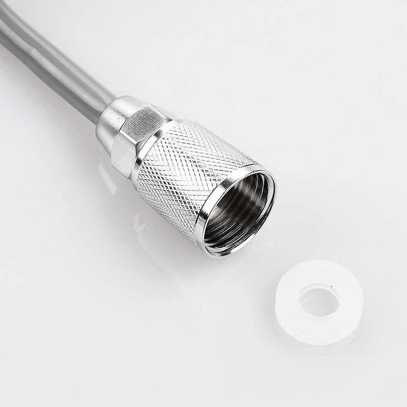 Sink Faucet Hose 59 Inch, Flexible Telescopic Shower Hose Plumbing Toilet Bidet Sprayer