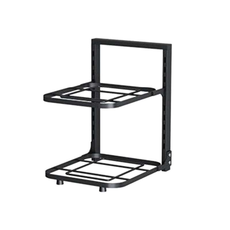 Sink Shelf Pot Rack Under Cabinet Storage Organizer 2-layer Frying Pan Rice Cooker Holder Home Kitch