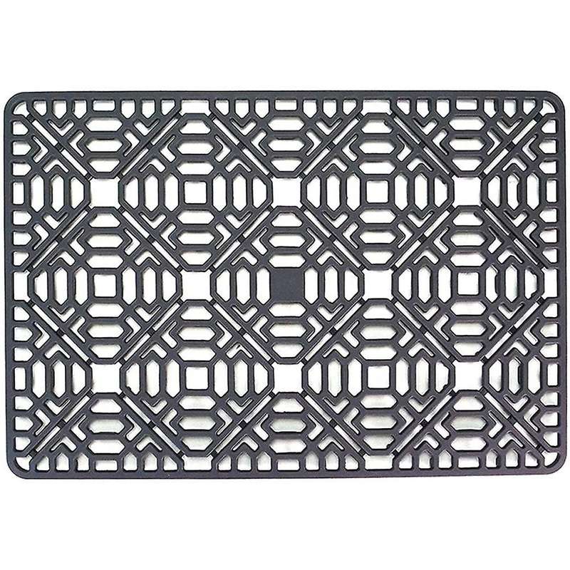 Sink Mat Kitchen Sink Protector Compatible Bottom,Silicone Grey Non-Slip