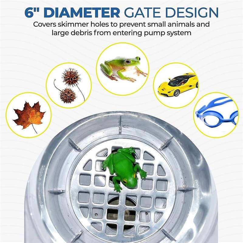 Skimmer Basket Small Stainless Steel Filter Basket Strainer Basket Swimming Pool Skimmer for Ingroun