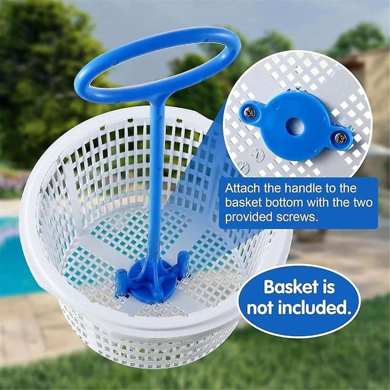 Skimmer Basket Handle,Skimmer Basket Handle Hook Universal Pool Skimmer Basket Handle Fit Inground P