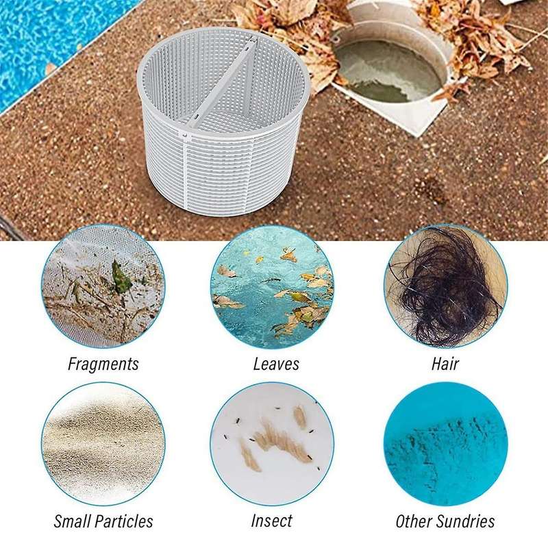 Skimmer Basket Remove Leaves Skimmer Filter Basket for Swimming Pool for Pond for SPX1082 B-152