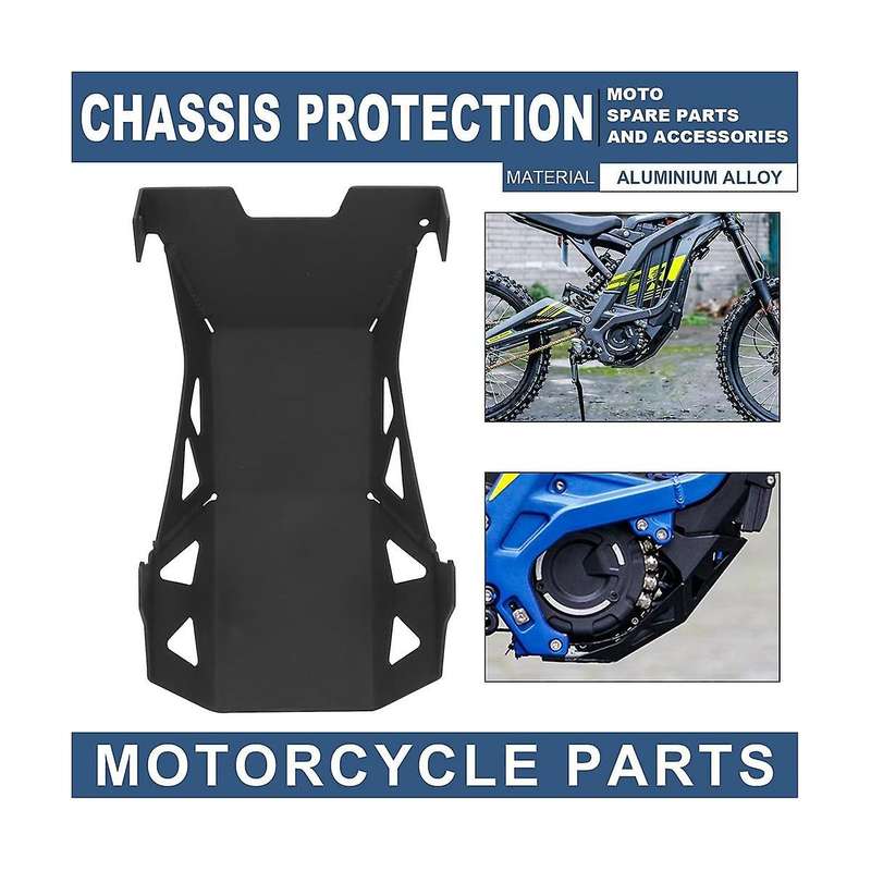 Skid Plate, Dirt Bike Engine Chassis Protection Cover Guard for Surron Light Bee Sur-ron X/s X160/x