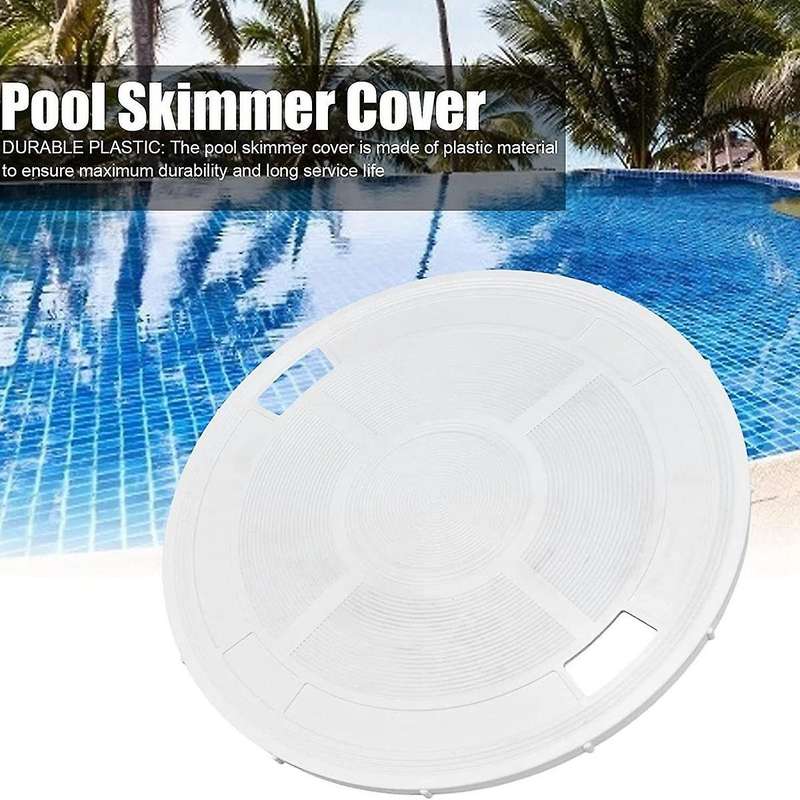 Skimmer Cover Lids 9 Inch Round Covers Replacement Pool Skimmer Lids Drain Cover for Swimming Pools