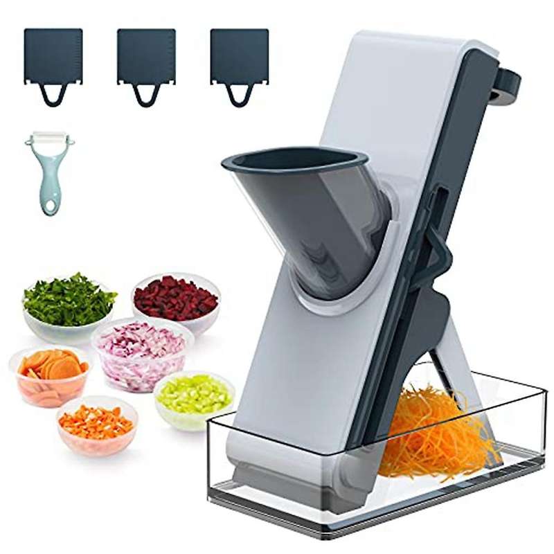 Slicer & Onion Chopper Kitchen Hand Cutter Lever Food Slicer Shredder Grater Meat Slicer