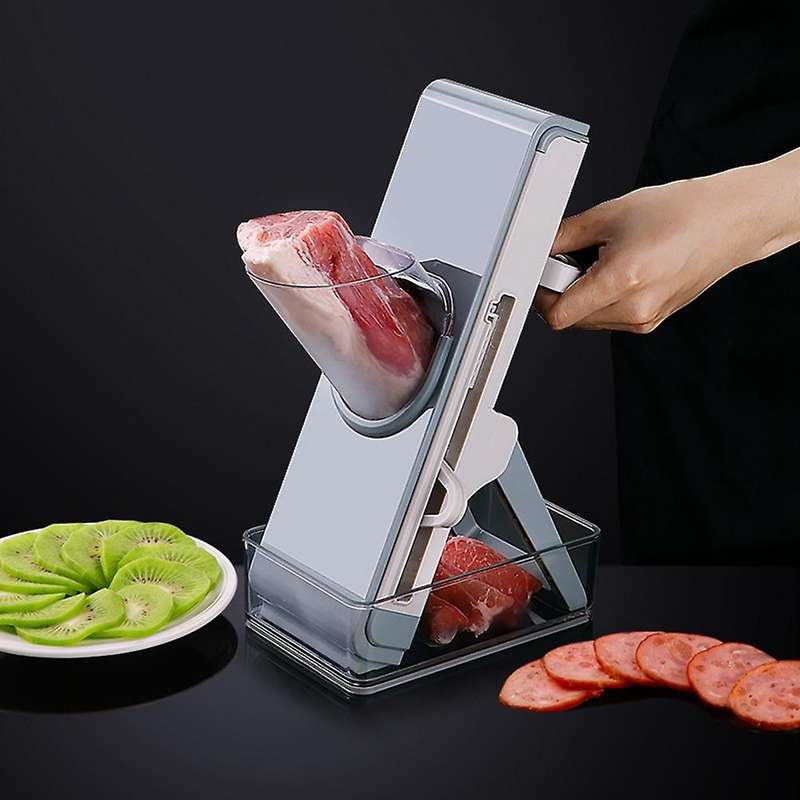 Slicer & Onion Chopper Kitchen Hand Cutter Lever Food Slicer Shredder Grater Meat Slicer