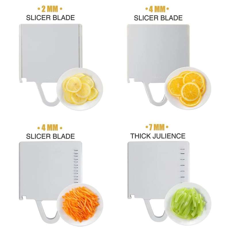 Slicer is Suitable for Kitchen and Thickness Adjustable Safe Julienne & Slicer Vegetable Slicer