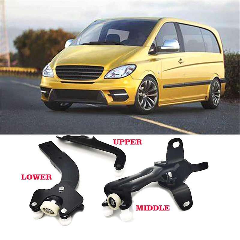 Sliding Door Rail Roller Upper Middle Lower Set 6397601747 6397601547 6397601347 for - W639 W639
