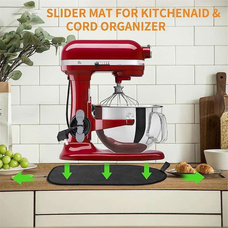 Sliding Mat for 4.5-5L Stand Mixer , Slider Mat Compatible with Mixer Accessories