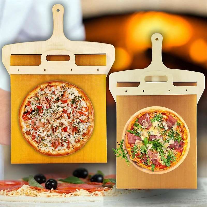 Sliding Pizza Peel - Pala Pizza Scorrevole,the Pizza Peel That Transfers Pizza Perfectly Non-stick