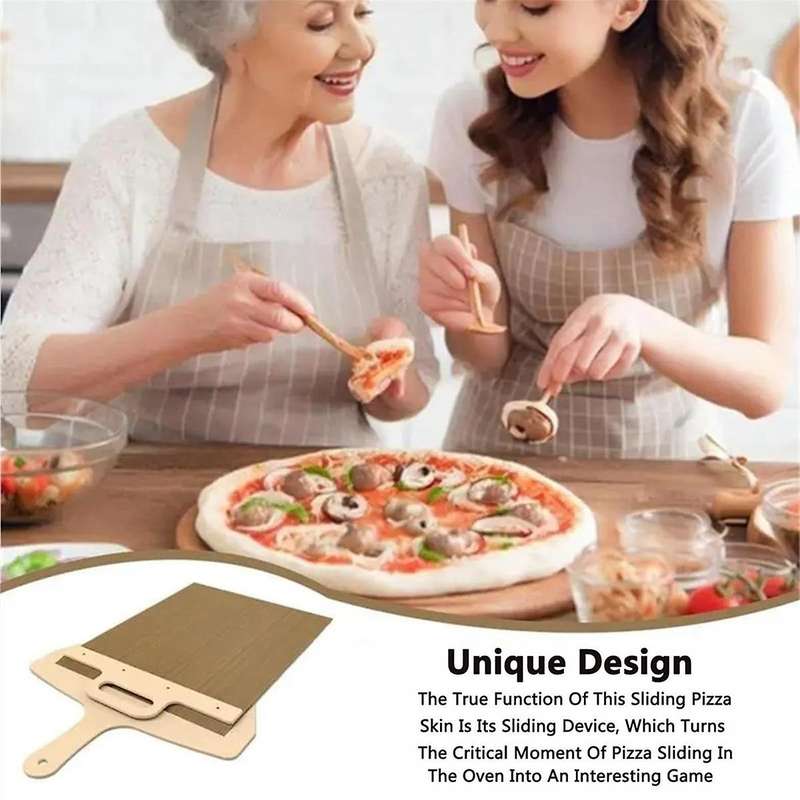 Sliding Pizza Peel - Pala Pizza Scorrevole,the Pizza Peel That Transfers Pizza Perfectly Non-stick
