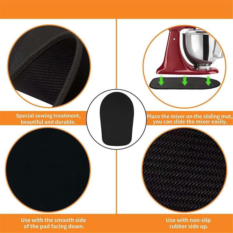 Sliding Mat for Mixer , Mixer Mover Slider Mat Pad for 4.5-5 Qt Tilt-head Stand Mixer