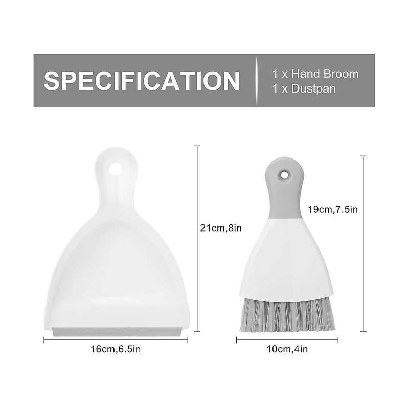 Small ,Mini Handheld Dust Pan with Cleaning Brush Combo for Home, Desktop,Sofa,Keyboard,Sweeping
