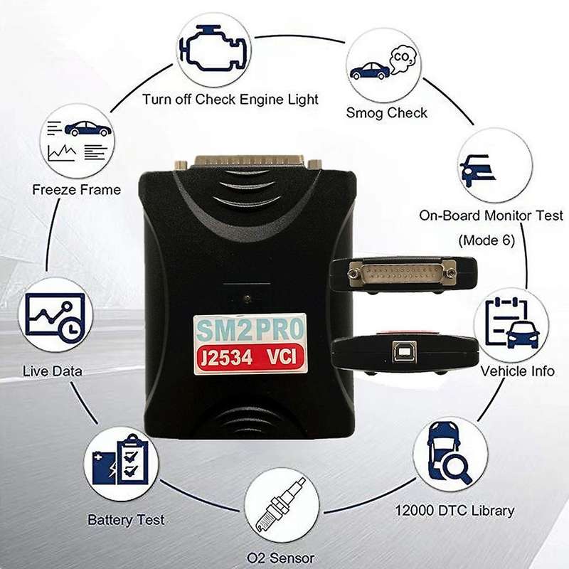 Sm2 Pro J2534 Vci Ecu Programmer Read Scanmatik 2 Pro Flash 67 in 1 Bench Car Computer Diagnostic I