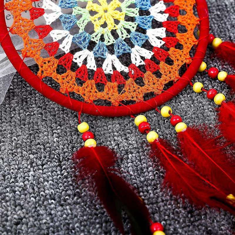 Small Catcher with Circular Net, Car Accessories Bedroom Decoration Wall Art Ornament Craft Gift