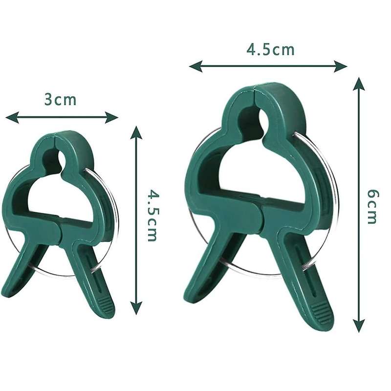 Small Botanical Garden Clip Set Plastic Clips for and Other Plants