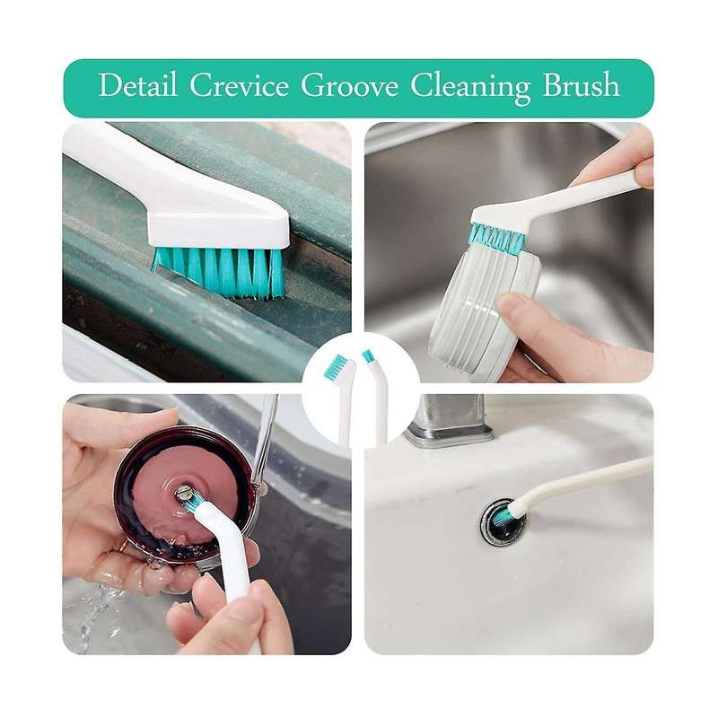 Small Crevice Cleaning Tool for Small Space, 2-in-1 Small Cleaning Brushes for Household Use, Tiny S