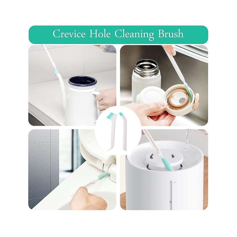 Small Crevice Cleaning Tool for Small Space, 2-in-1 Small Cleaning Brushes for Household Use, Tiny S