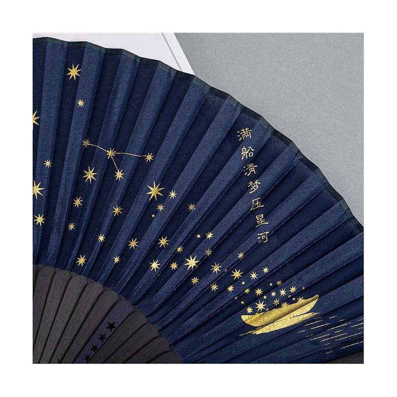Small Folding Hand Fan for Women Japanese Vintage Style Bamboo Silk Fans for Party Wedding Dancing