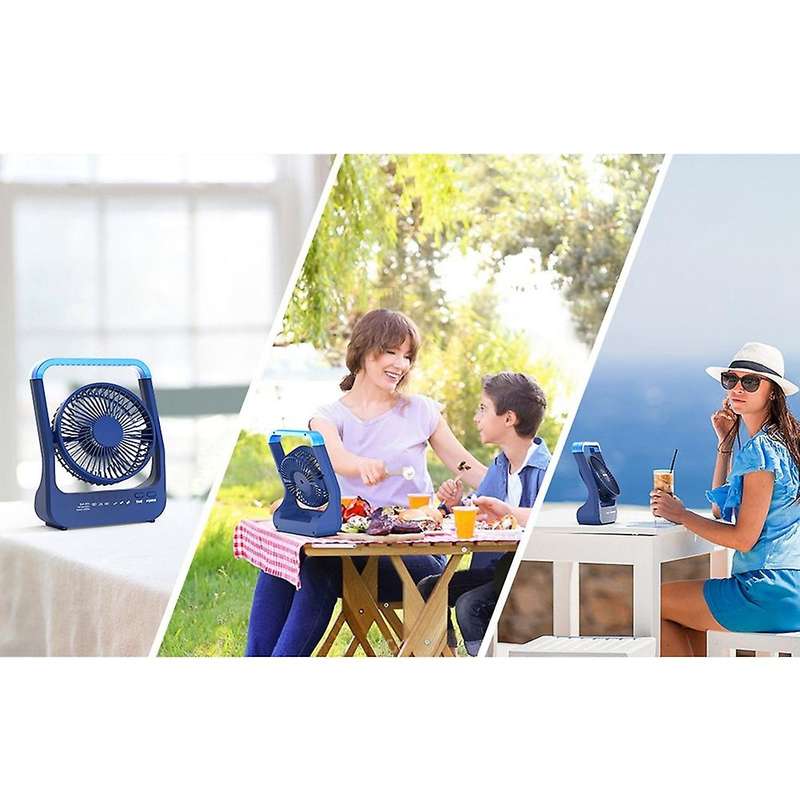 Small Fan Usb Desk Fan 20000mah Rechargeable Battery Operated Fan Portable Fan for Table Desktop O