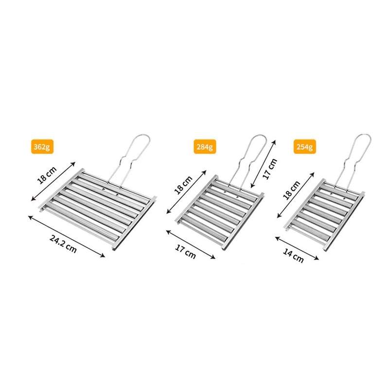 Small New Stainless Steel Hot Dog Roller, Hot Dog Roller Barbecue, Special Barbecue Tools for Outdoo