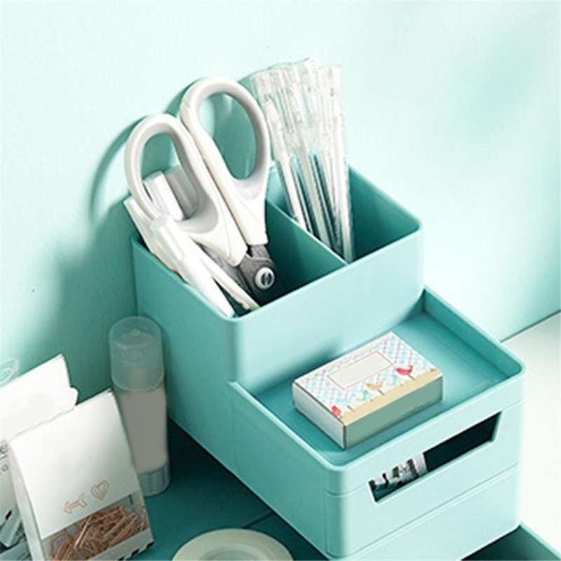 Small Makeup Brush Holder Organizer,Mini Cosmetic Countertop,Skincare Storage for Desk, Vanity,Bathr