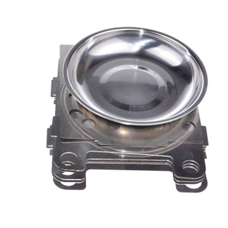 Small Outdoor Camping Stainless Steel Wood Stove Card Furnace Ultra Light Portable Alcohol Stove