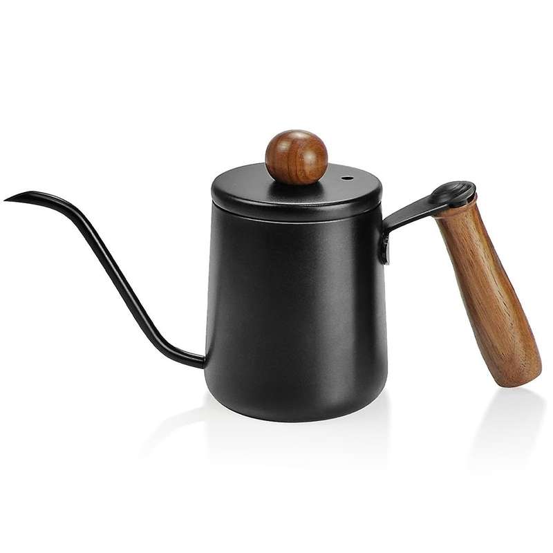Small Watering Can for Indoor Plants, Metal Watering Can with Long Spout, Lid and Handle 12 Oz/350 M