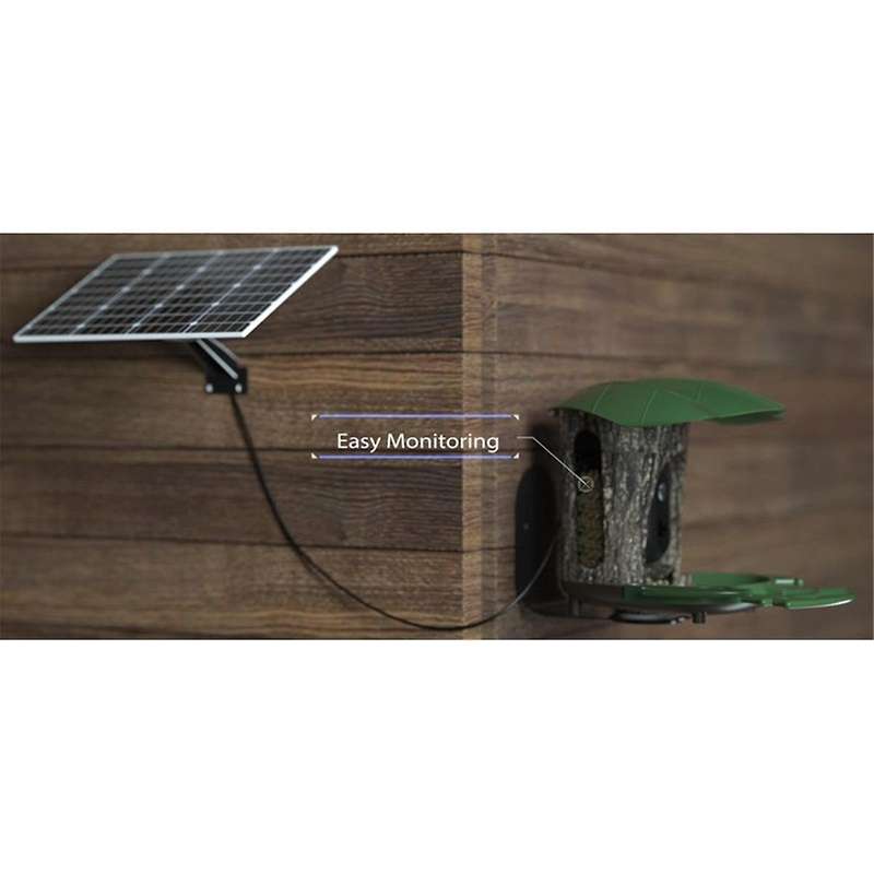 Smart Bird Feeder Bird Feeder with Camera Remote Connected Bird Watching for Automatically Capturing