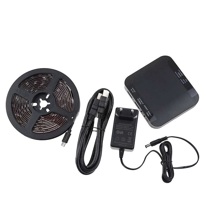 Smart Ambient TV Led Backlight -Compatible 2.0 Device Sync Box RGB Light Strip Kit for TV Video / EU